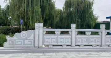 长沙 芝麻灰桥栏杆、河道栏杆安装效果