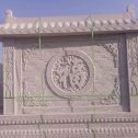 长沙 芝麻白花岗岩屏风，照壁，影壁