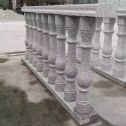 长沙 芝麻白圆形光面花瓶柱，栏杆