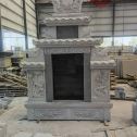 长沙 芝麻灰高档墓碑、土墓，一套也支持定做
