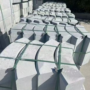 长沙 芝麻灰弧形路沿石