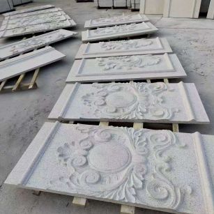 长沙 芝麻白干挂雕花板