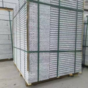 长沙 芙蓉白3公分厚磨圆边、拉槽，楼梯踏步