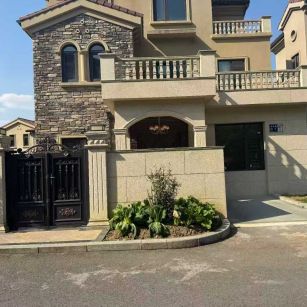 长沙黄金麻别墅干挂效果展示