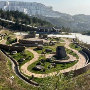 长沙仿古石铺装整体效果