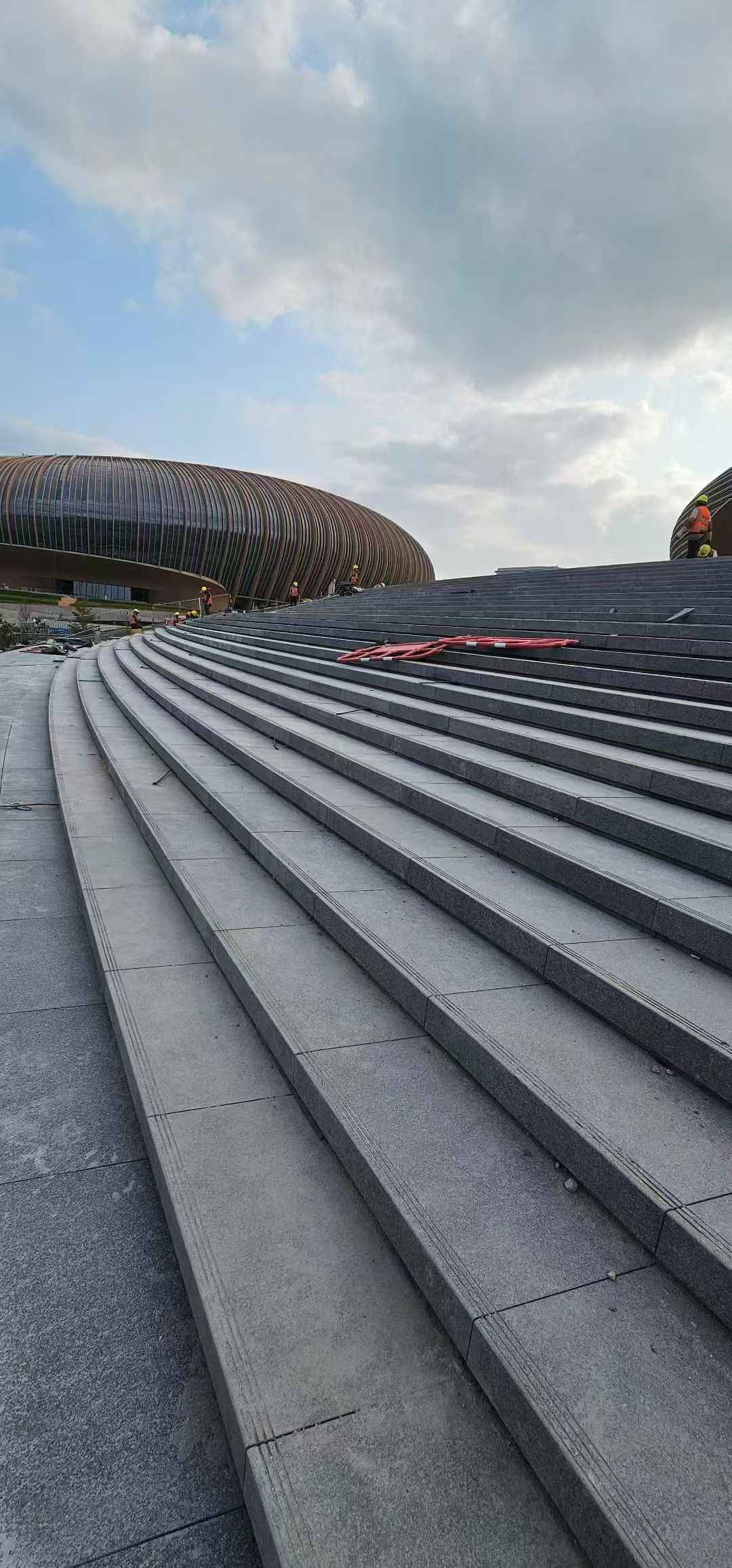 长沙 弧形整石台阶铺装效果图