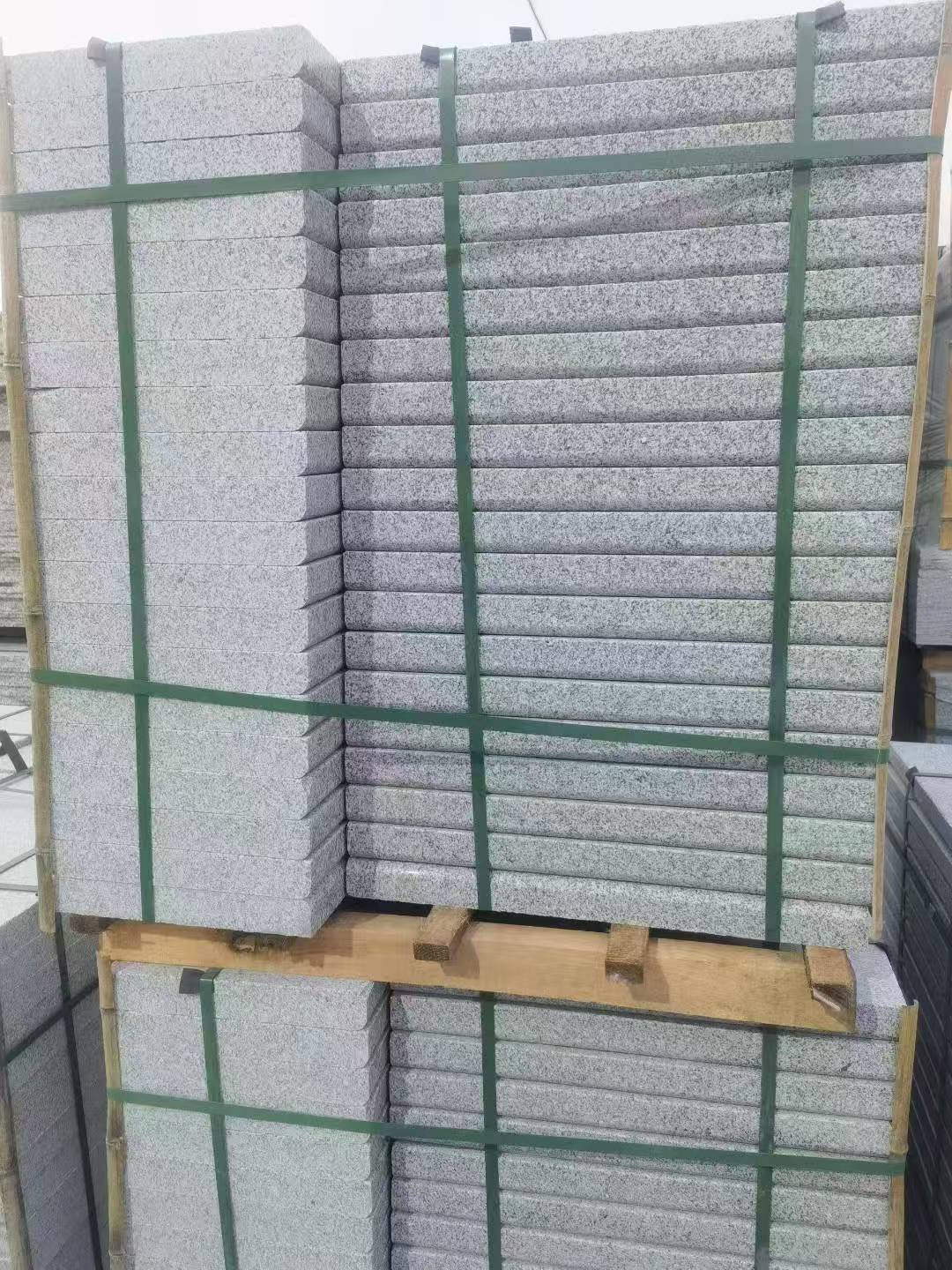 长沙 5公分芝麻白，倒斜角，室外楼梯踏步