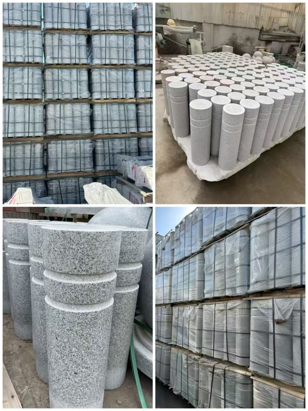 长沙 芝麻白花岗岩挡车柱、隔离柱多少钱