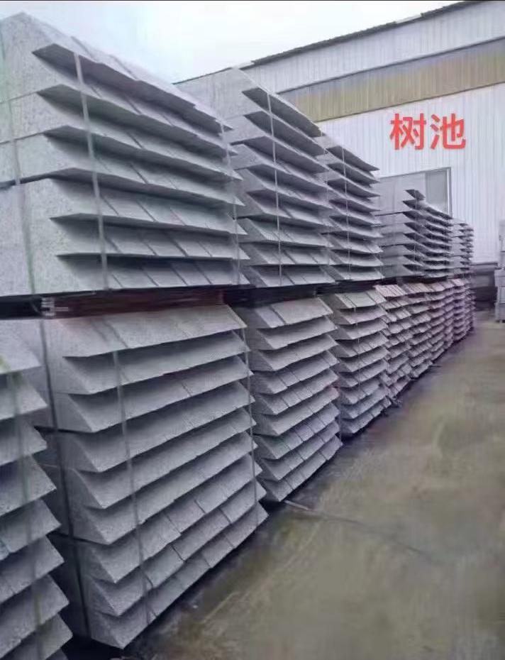 长沙 芝麻灰切头树池