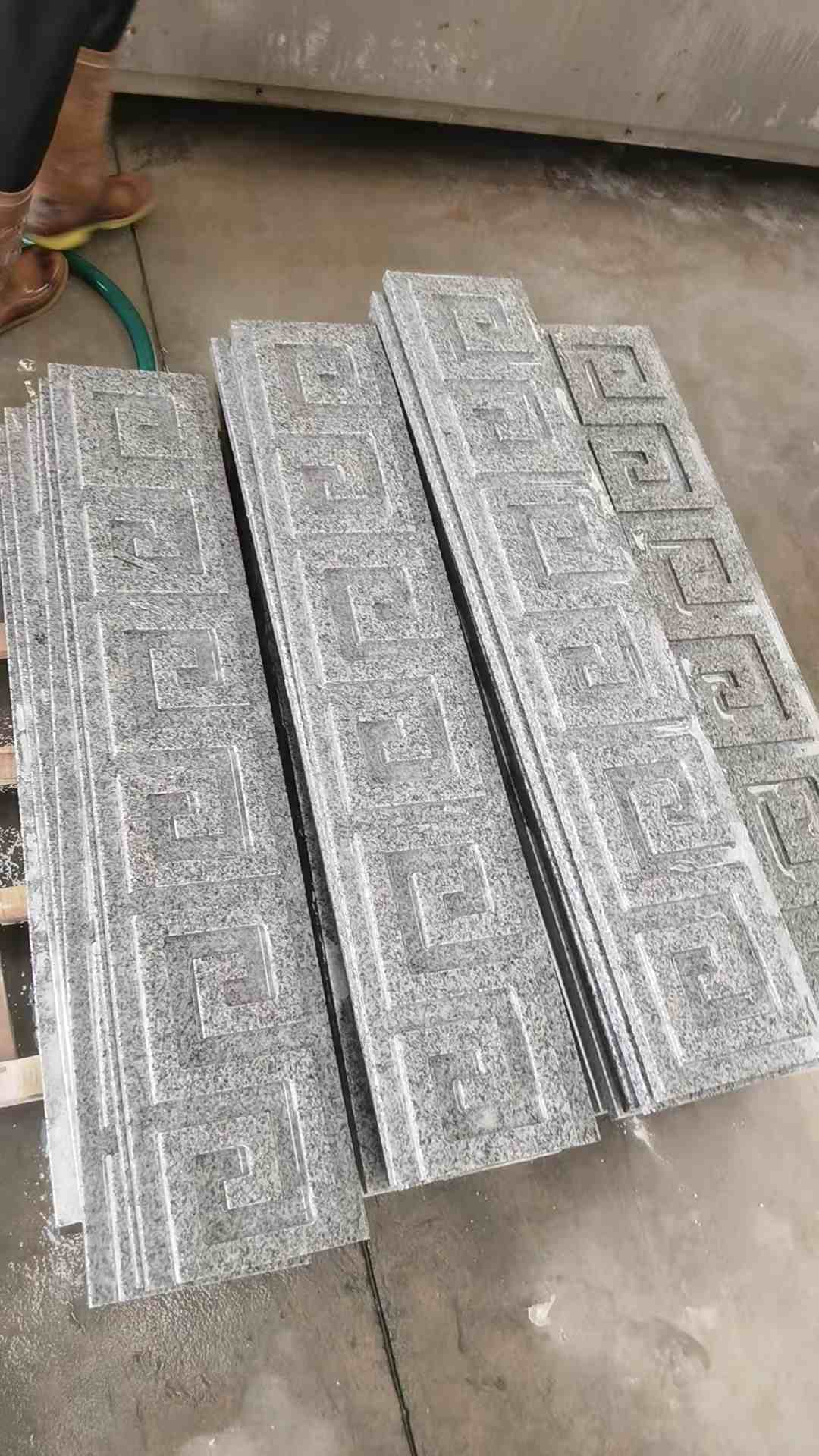 长沙 别墅回纹线条，雕刻