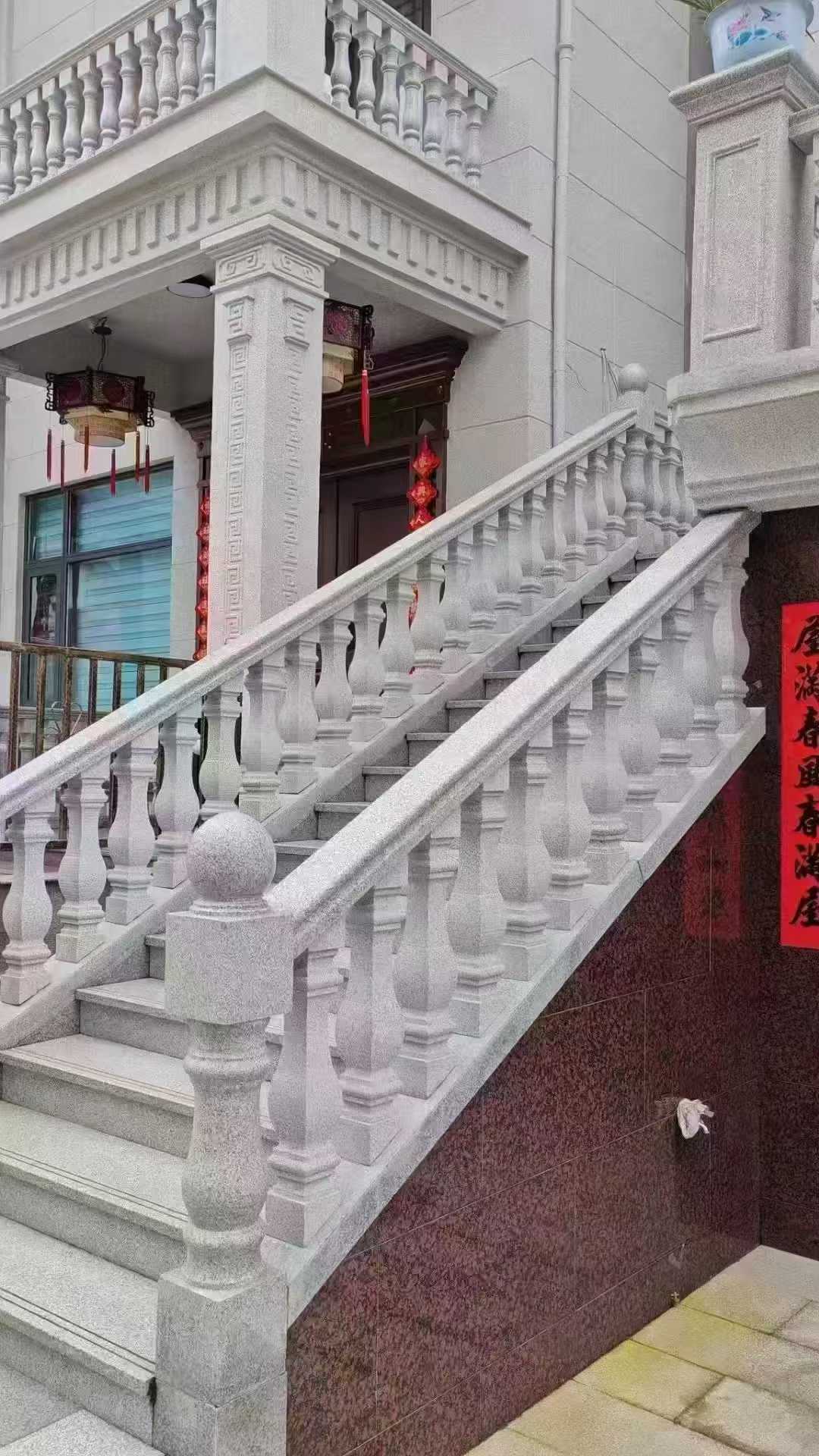 长沙 天然石材 阳台庭院护栏、栏杆