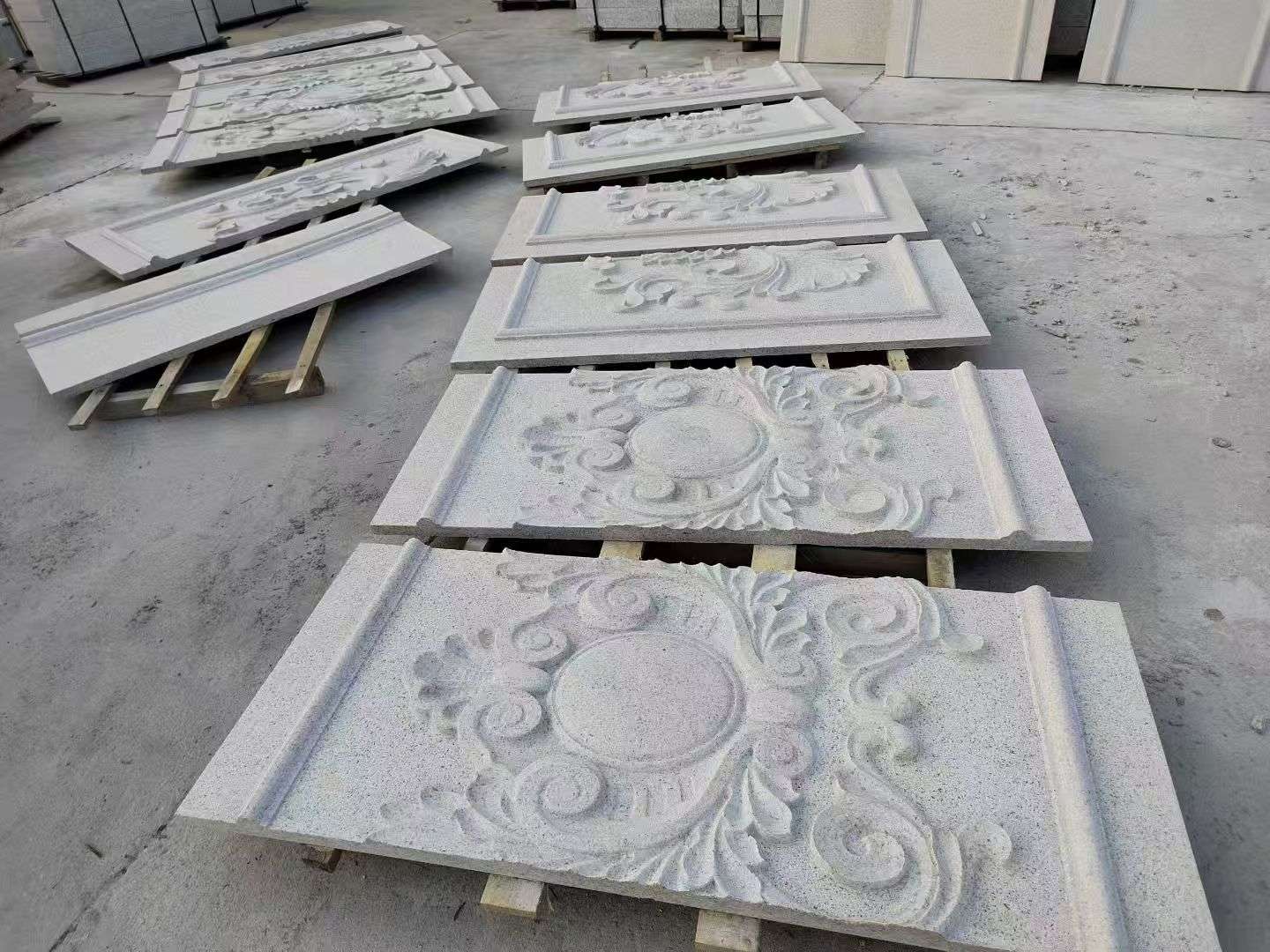 长沙 芝麻白干挂雕花板