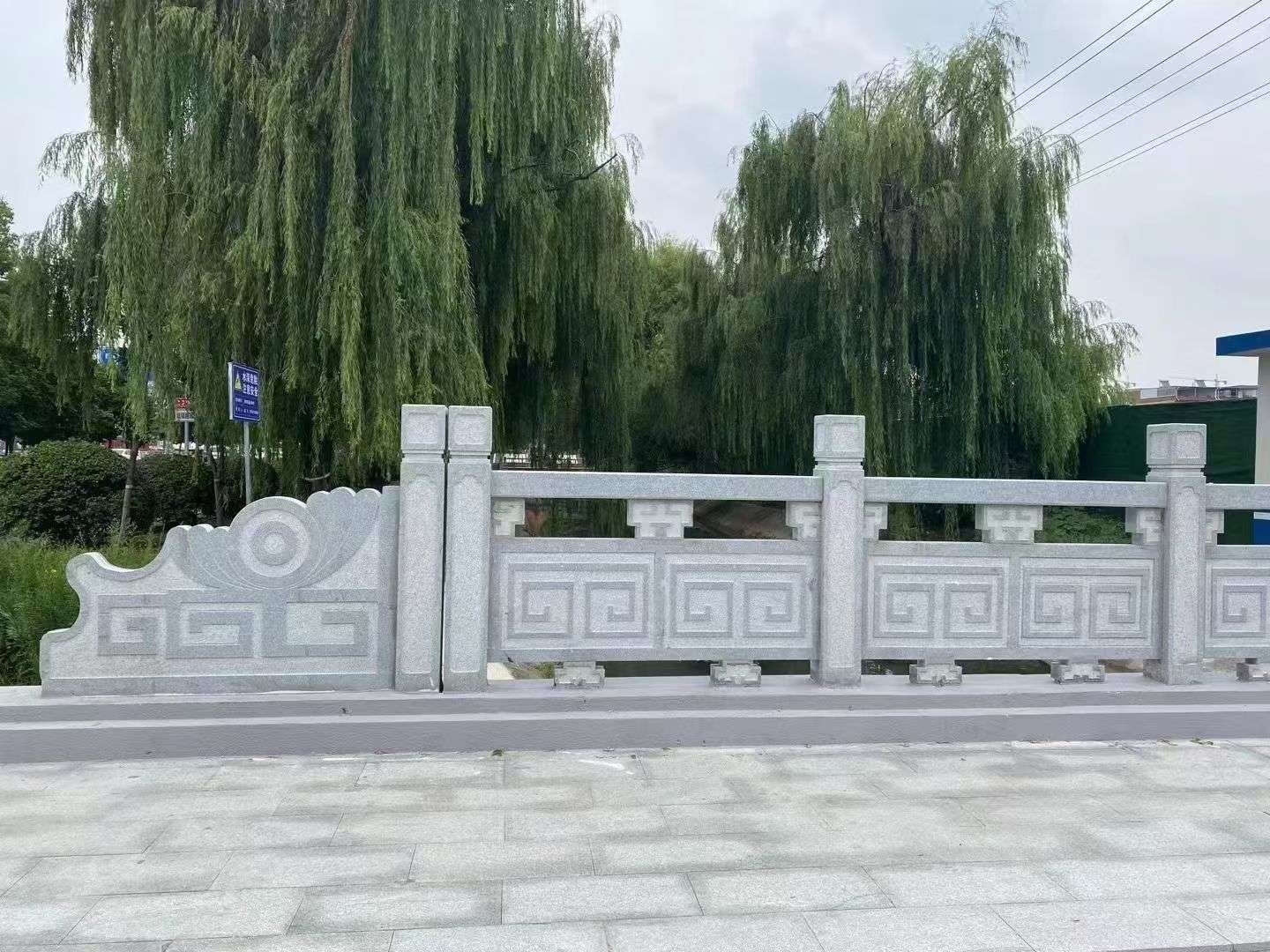 长沙 芝麻灰桥栏杆、河道栏杆安装效果