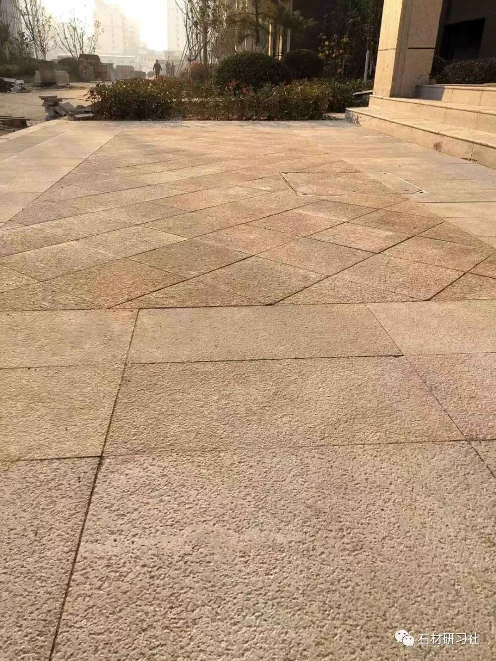 长沙黄金麻石材铺装
